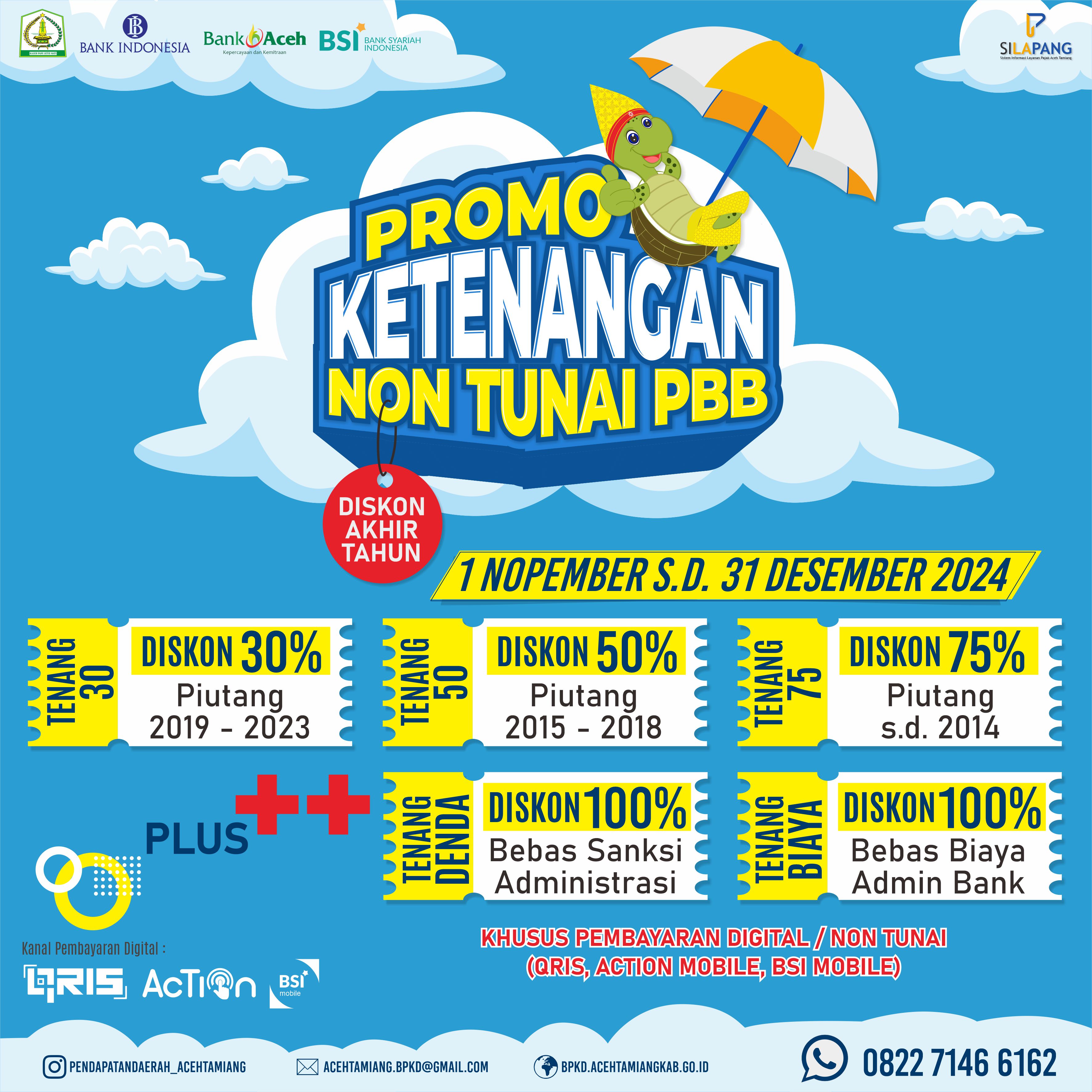 Promo Ketenangan Non Tunai PBB-P2