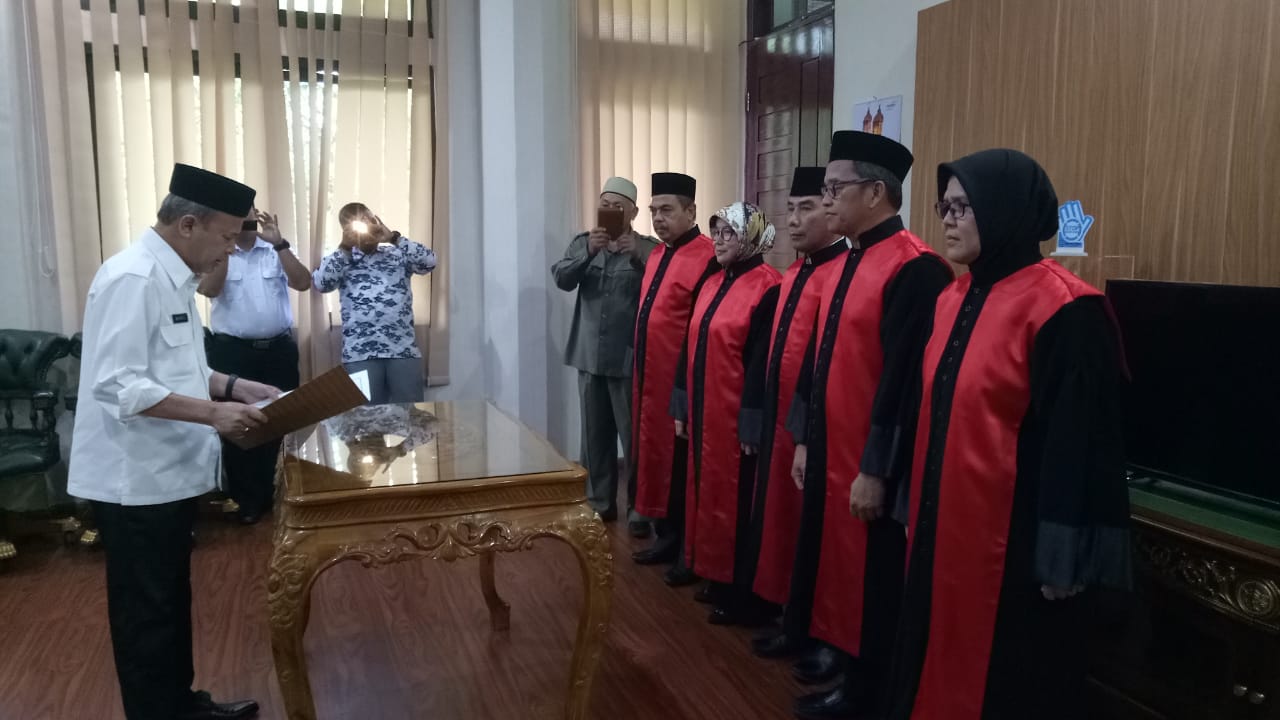Pengukuhan Majelis Pertimbangan Tuntutan Ganti Rugi Kabupaten Aceh Tamiang Tahun 2019